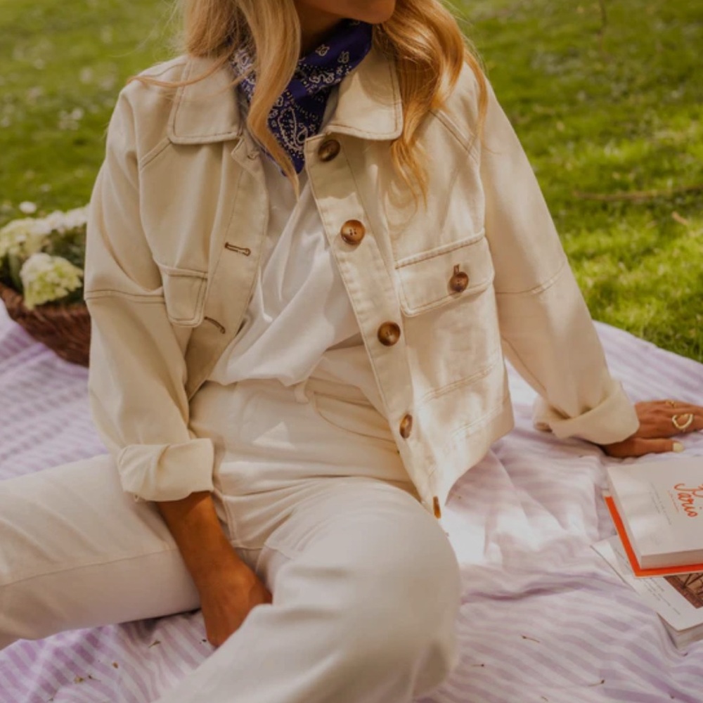 Ecru Denim Emilie Jacket
